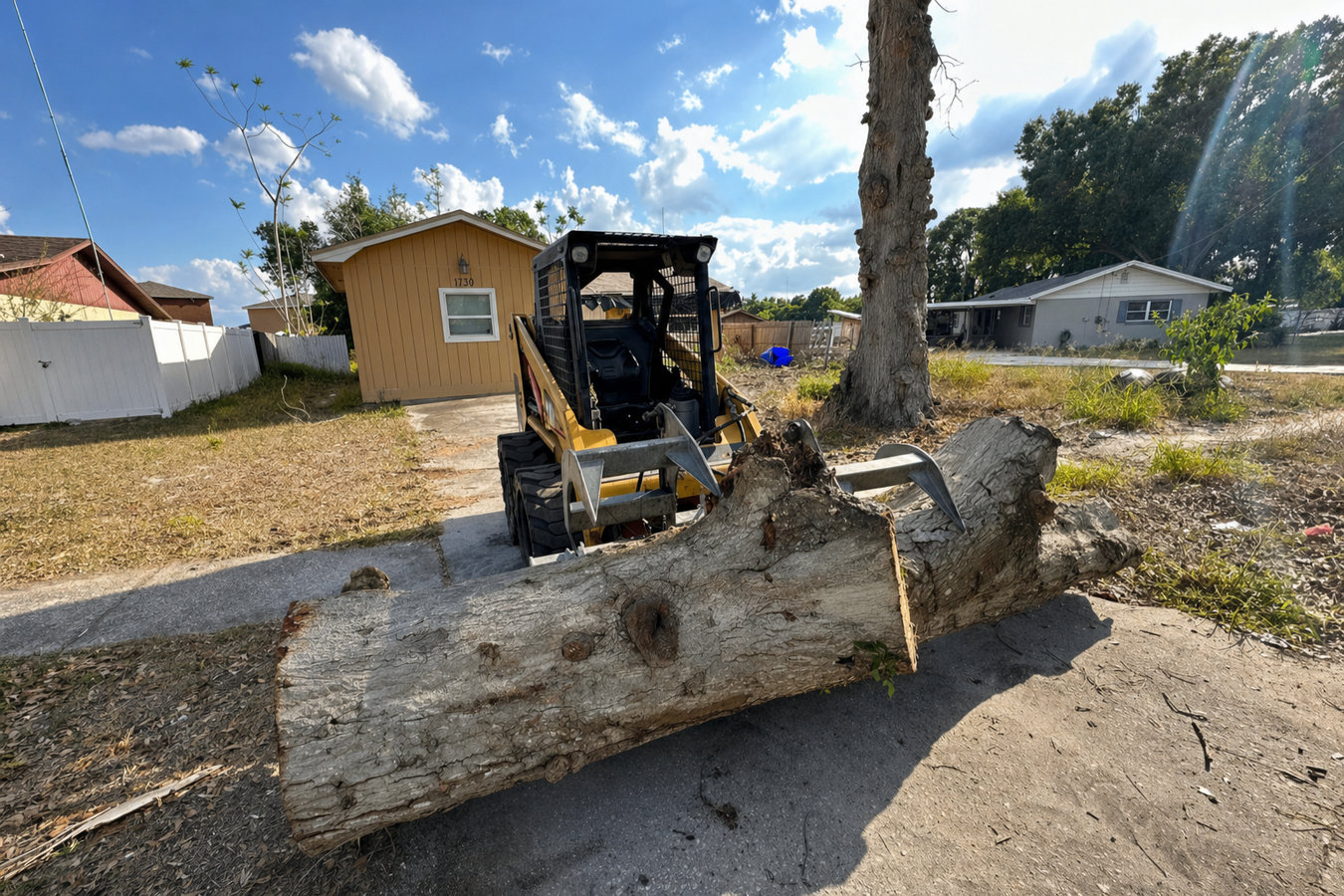 Land clearing in El Monte, CA